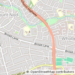 Map of Coventry, Warwickshire