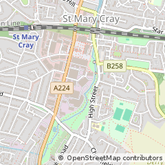 Map of Orpington, Kent