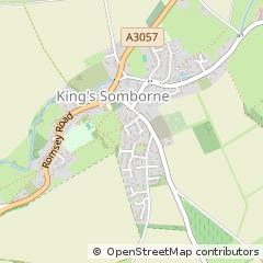 Map of Stockbridge, Hampshire