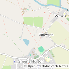 Map of Towcester, Northamptonshire