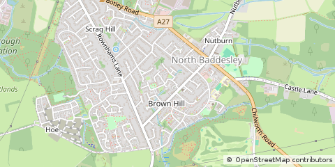 Map of Southampton, Hampshire