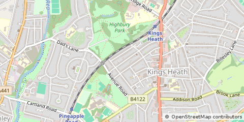 Map of Birmingham, West Midlands