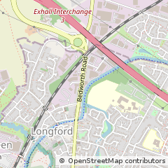 Map of Coventry, West Midlands