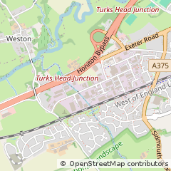 Map of Heathpark, Honiton, Devon