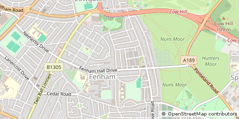 Map of Newcastle Upon Tyne