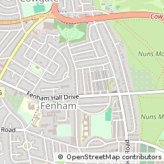 Map of Newcastle Upon Tyne