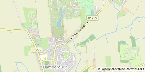 Map of Bridlington, East Yorkshire