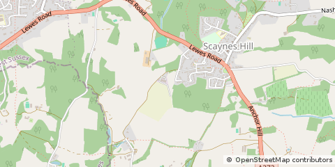 Map of Haywards Heath, West Sussex