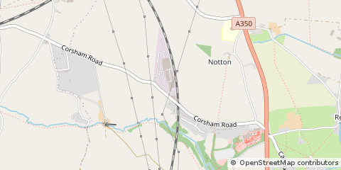 Map of Chippenham, Wiltshire