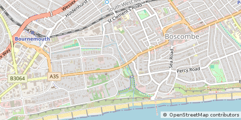 Map of Bournemouth