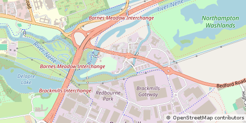 Map of Northampton