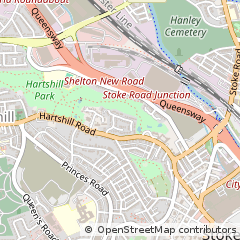 Map of Stoke-on-Trent