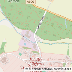 Map of Shefford, Bedfordshire
