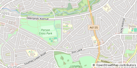 Map of Sheffield