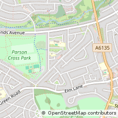 Map of Sheffield