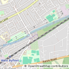 Map of West Byfleet