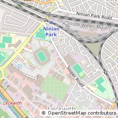 Map of Cardiff