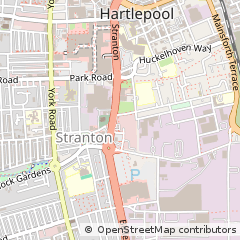 Map of Hartlepool, Cleveland