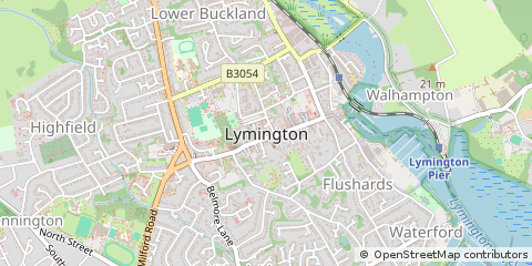 Map of Lymington
