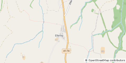 Map of Whitby, North Yorkshire