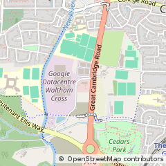 Map of Waltham Cross, Herts