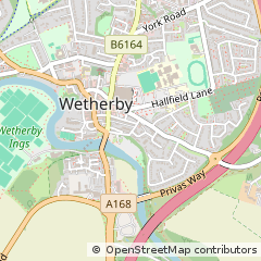 Map of Wetherby, North Yorkshire