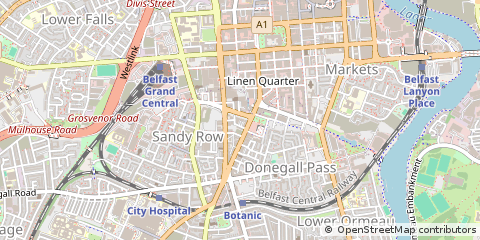 Map of Belfast