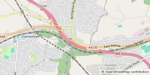 Map of Swansea