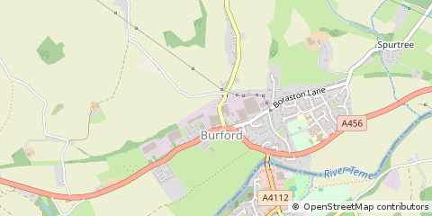 Map of Tenbury Wells