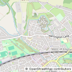 Map of Exeter, Somerset