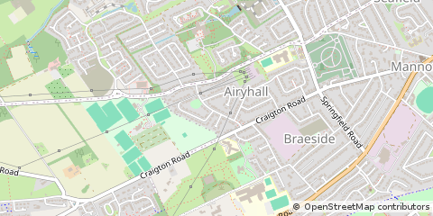 Map of Aberdeen, Aberdeenshire