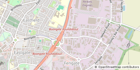 Map of Peterborough