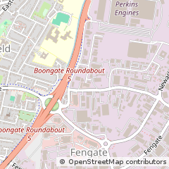 Map of Peterborough
