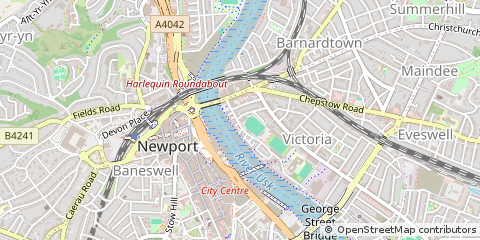 Map of Newport