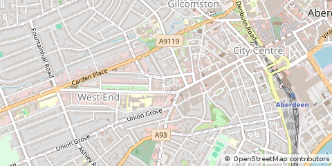 Map of Aberdeen