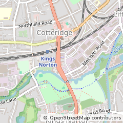 Map of Birmingham, West Midlands