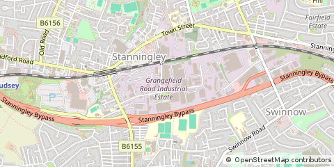 Map of Leeds, Yorkshire