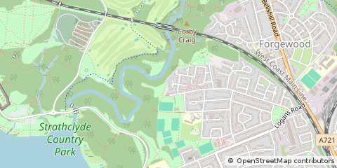 Map of Motherwell