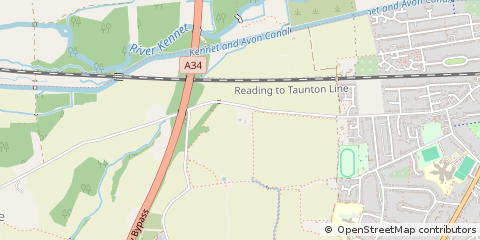 Map of Hungerford, Berkshire