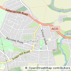 Map of Barnsley