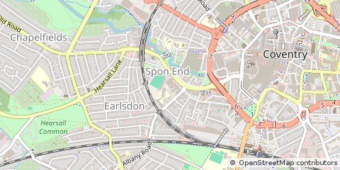 Map of Coventry, West Midlands