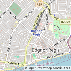 Map of Bognor Regis