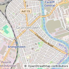 Map of Cardiff