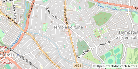 Map of London, Nottinghamshire