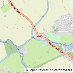 Map of Daventry, Northamptonshire