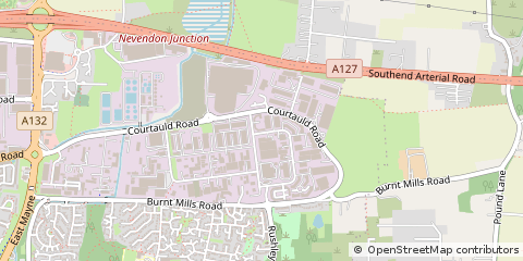 Map of Basildon
