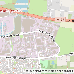 Map of Basildon