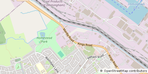 Map of Immingham, N E Lincolnshire