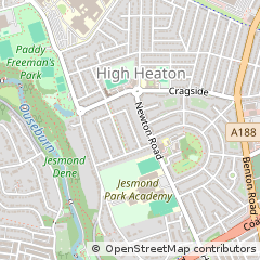 Map of Newcastle Upon Tyne