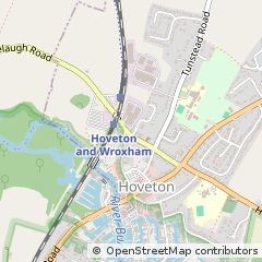 Map of Hoveton, Norfolk